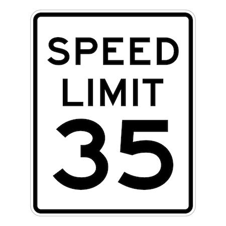Sign Solutions Usa 18 in Height, 12 in Width, Aluminum, Vertical Rectangle DUS08HWT1218R2-135